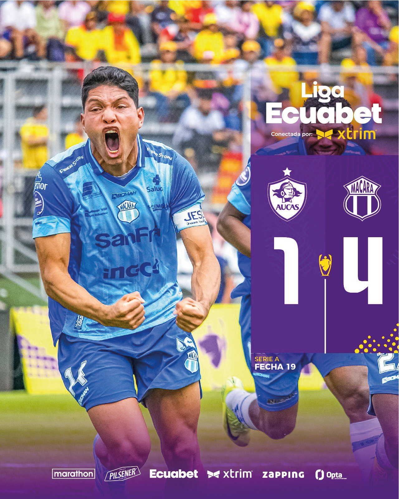 Aucas 1 - 4 Macará