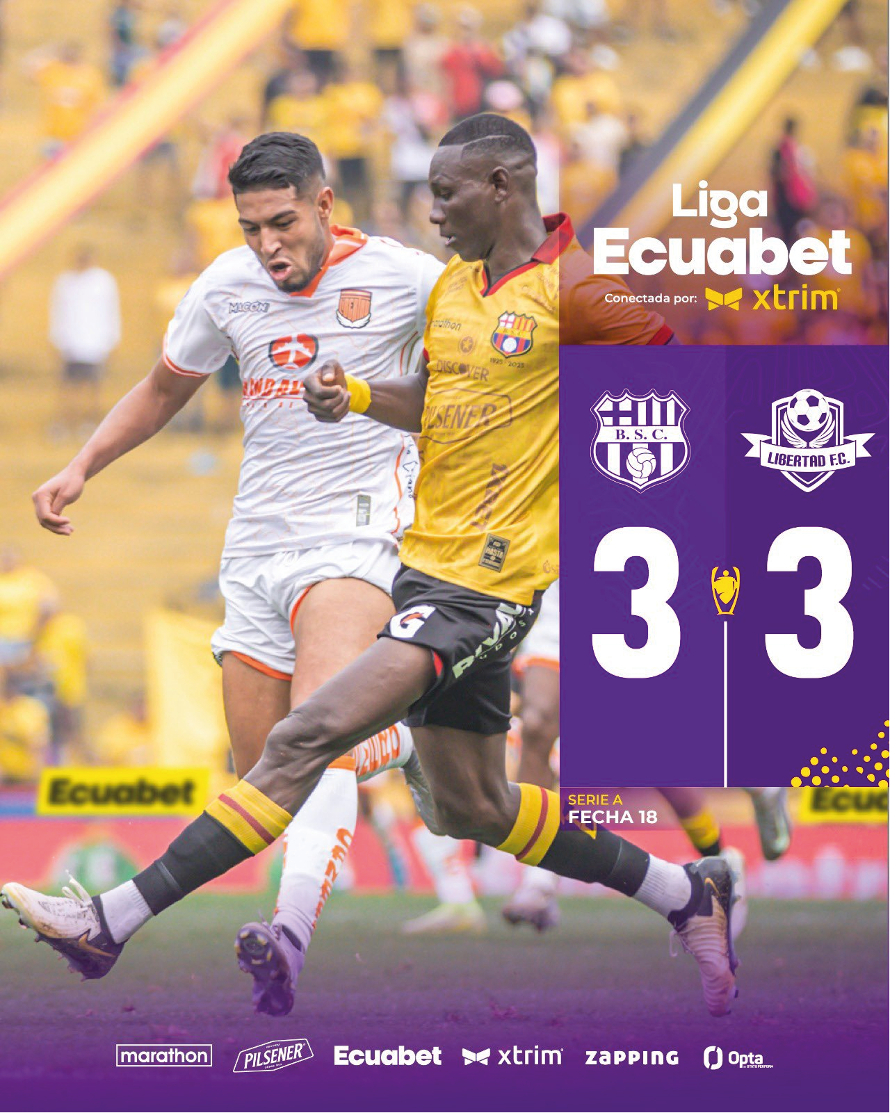 Barcelona 3-3Libertad
