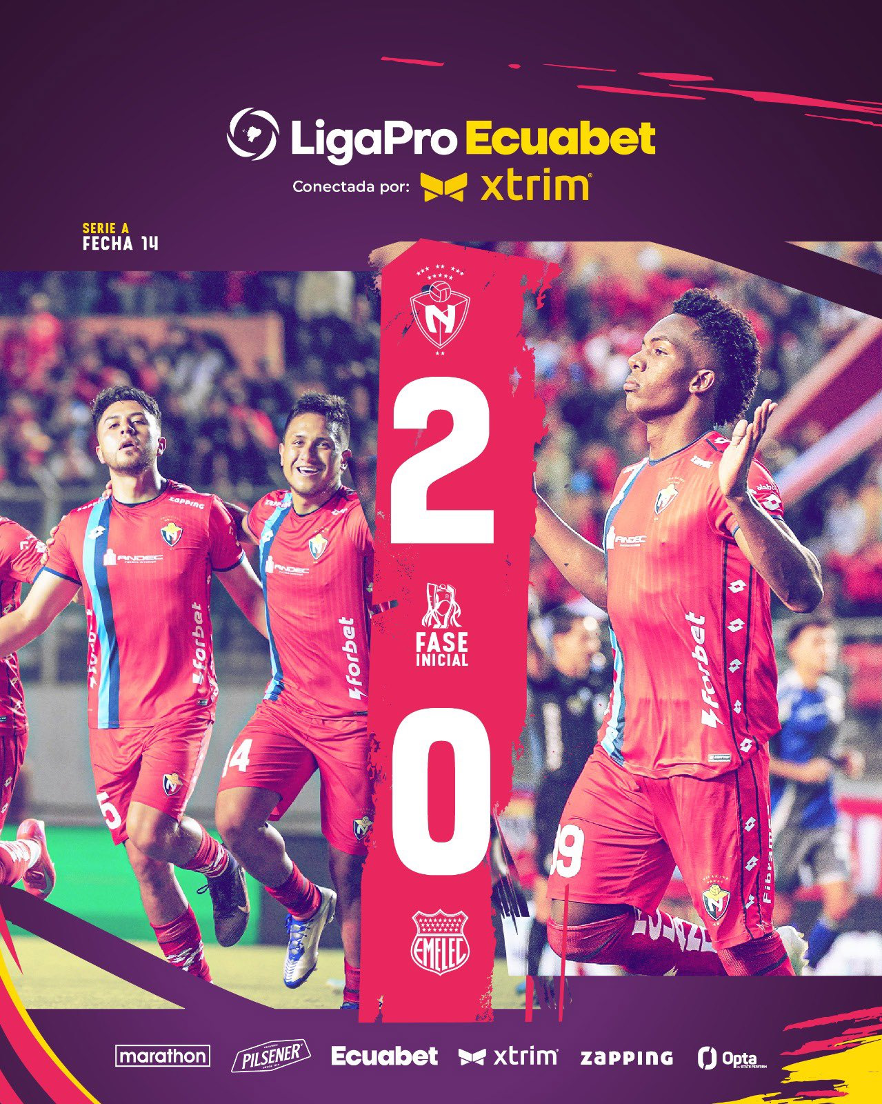 El Nacional 2-0 Emelec