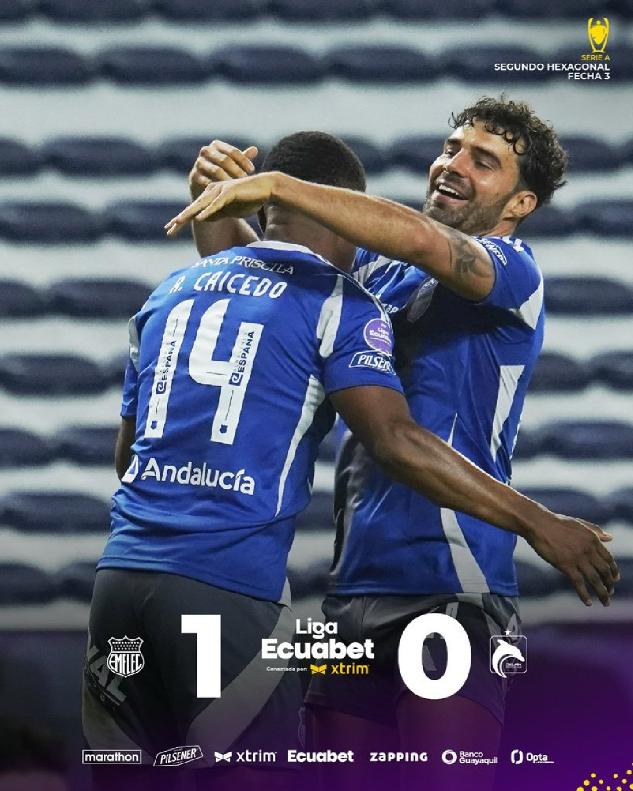 Emelec 1 - 0 Delfín