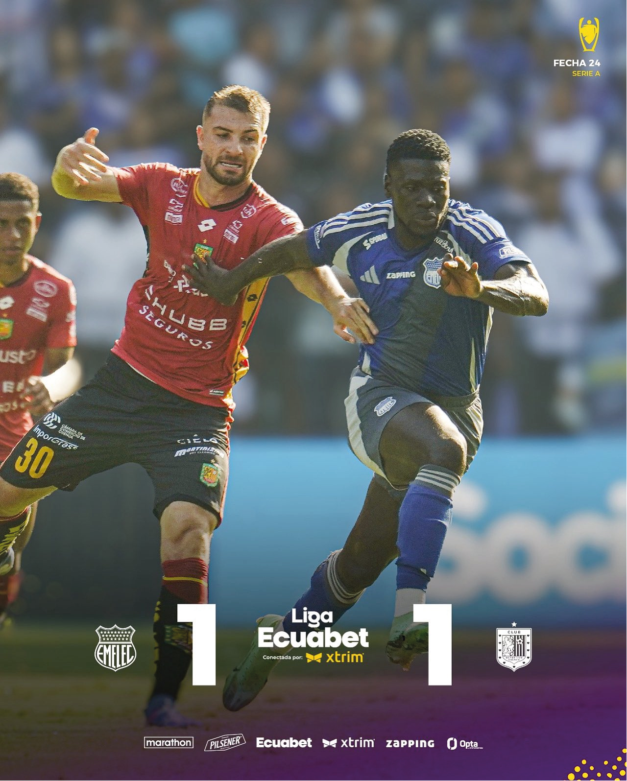 Emelec 1-1 Dep. Cuenca