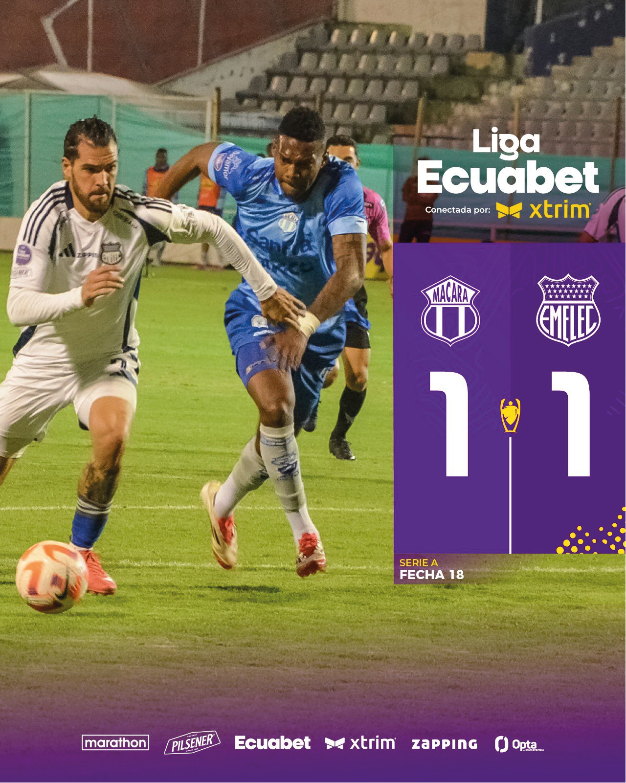 Macará 1-1 Emelec