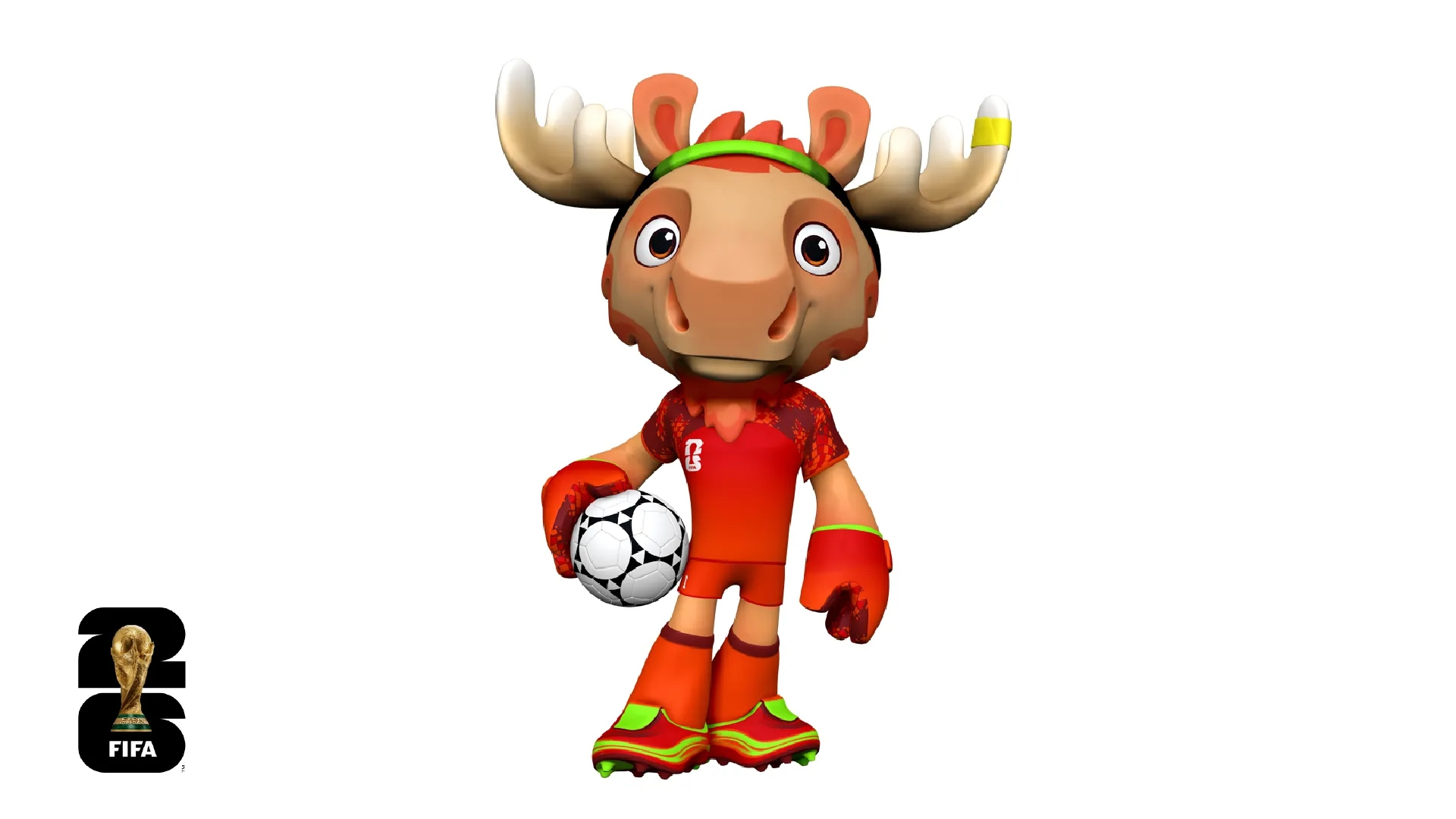 El Alce Maple Mascota Oficial del Mundial FIFA 2026