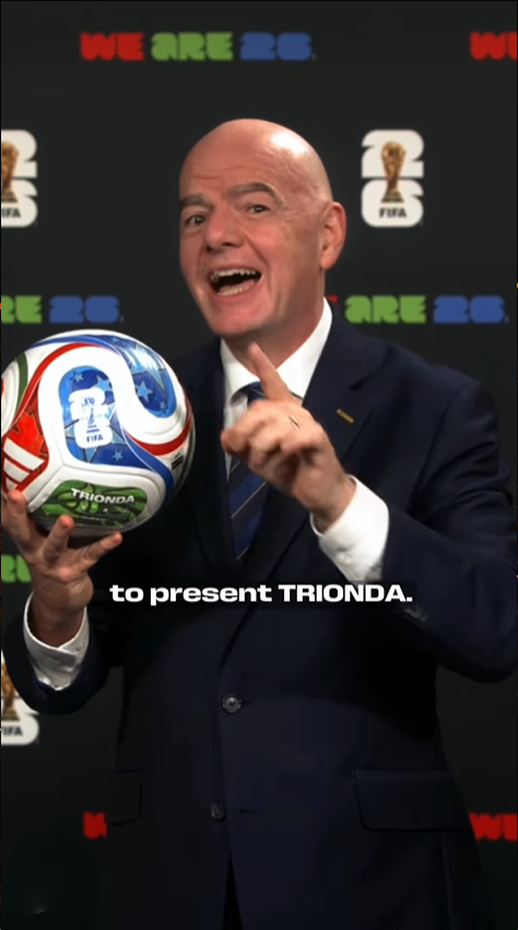 TRIONDA el Balón oficial del Mundial FIFA 2026