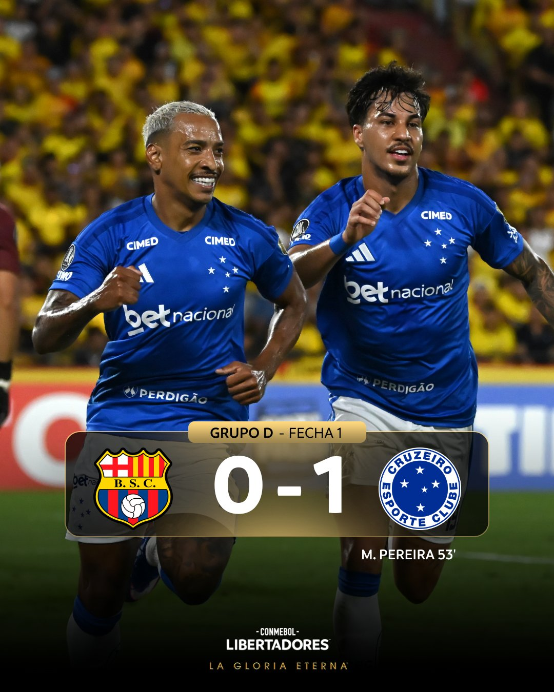 Barcelona 0-1 Cruzeiro