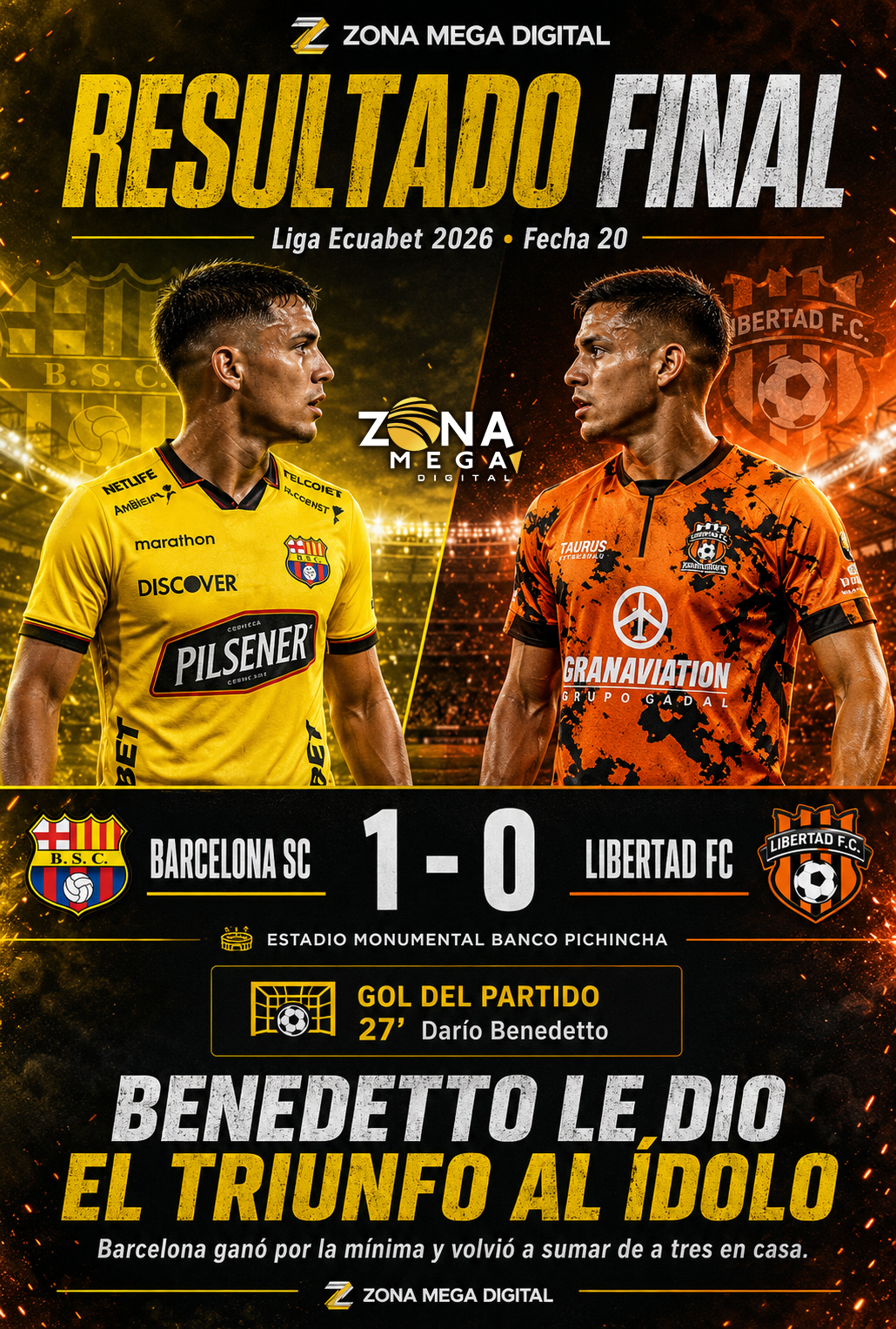 Barcelona 1 - 0 Libertad