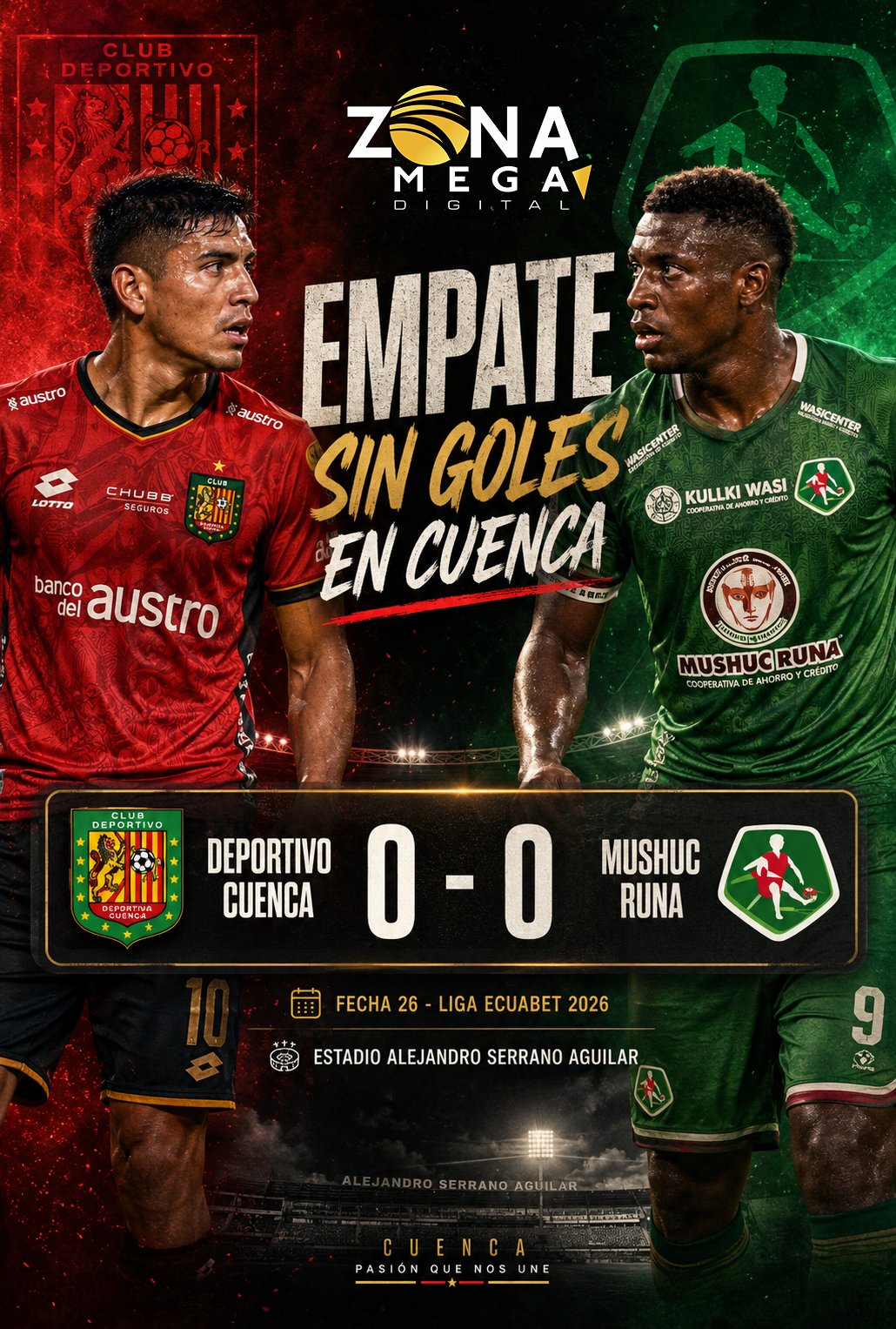 Dep. Cuenca 0-0 Mushuc Runa