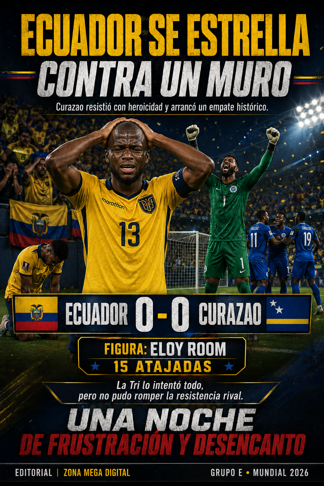 Ecuador 0-0 Curazao
