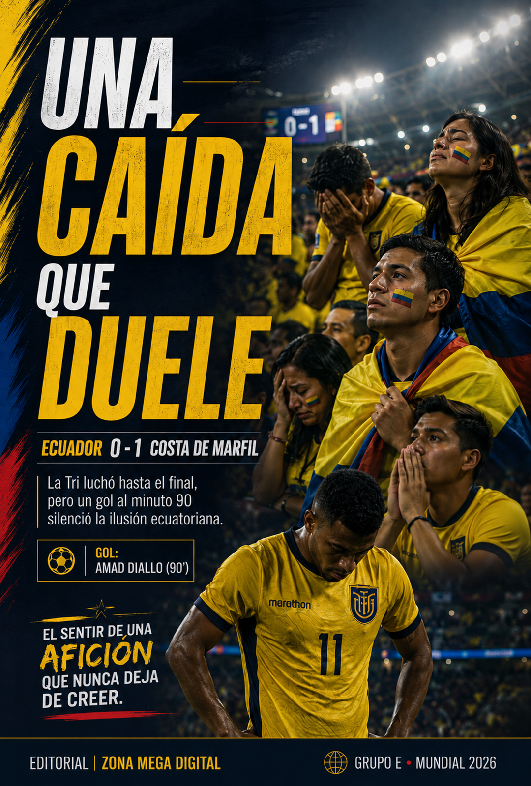 Ecuador 0-1 Costa de Marfil