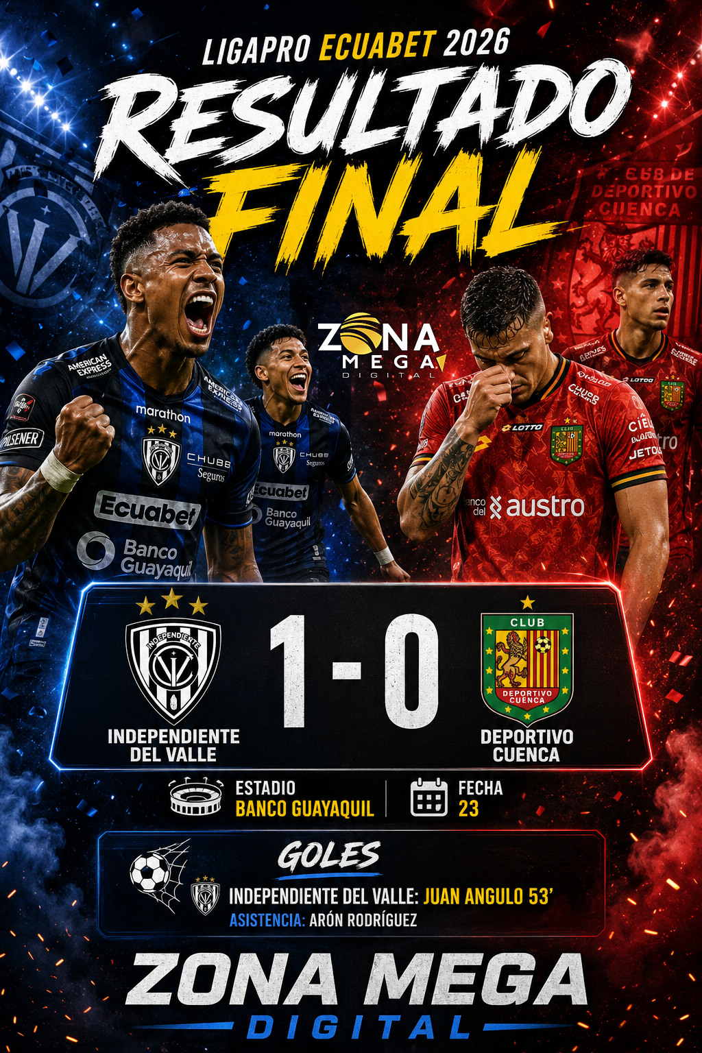 Independiente 1 - 0 Dep. Cuenca