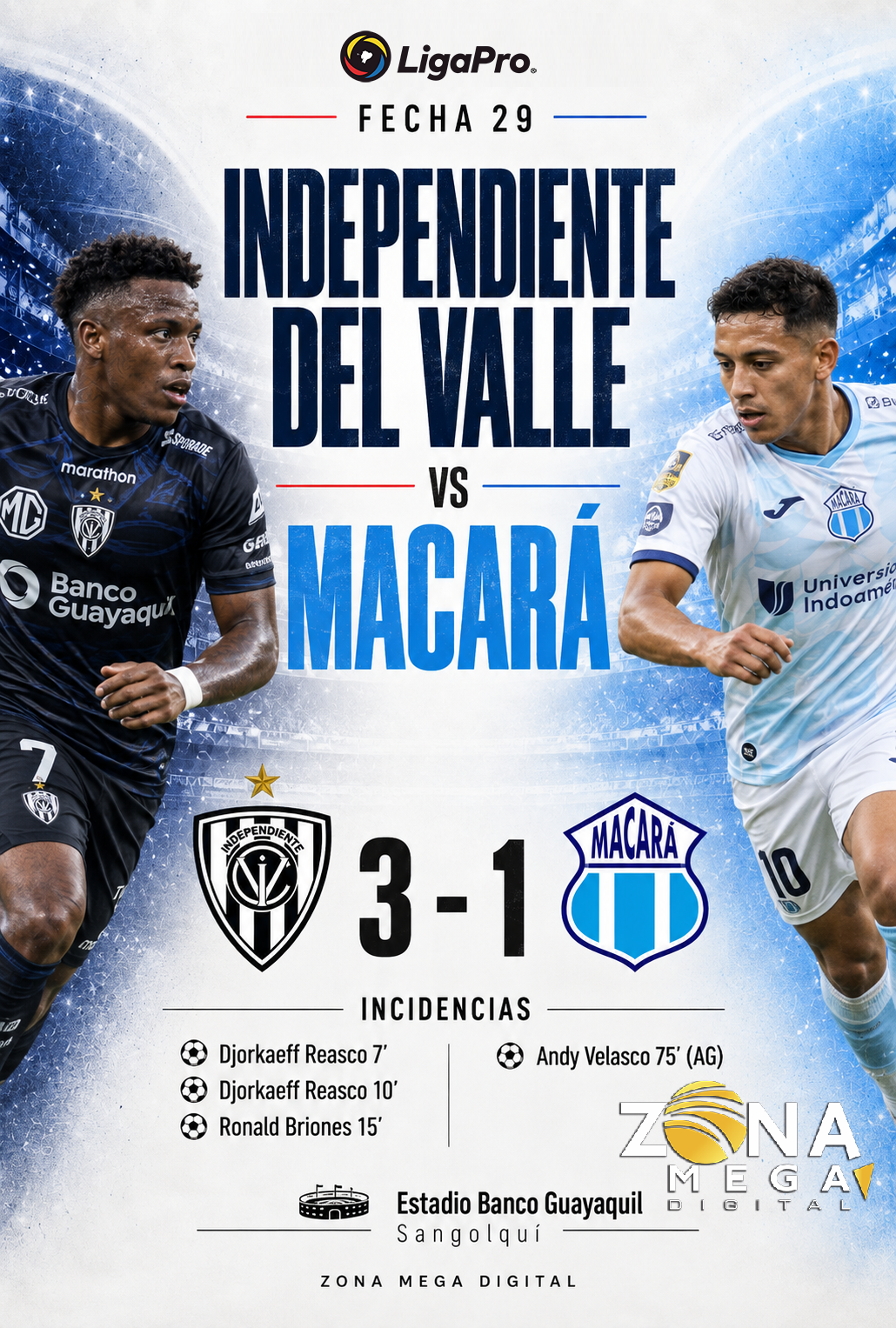 Independoiente 3 - 1 Macará