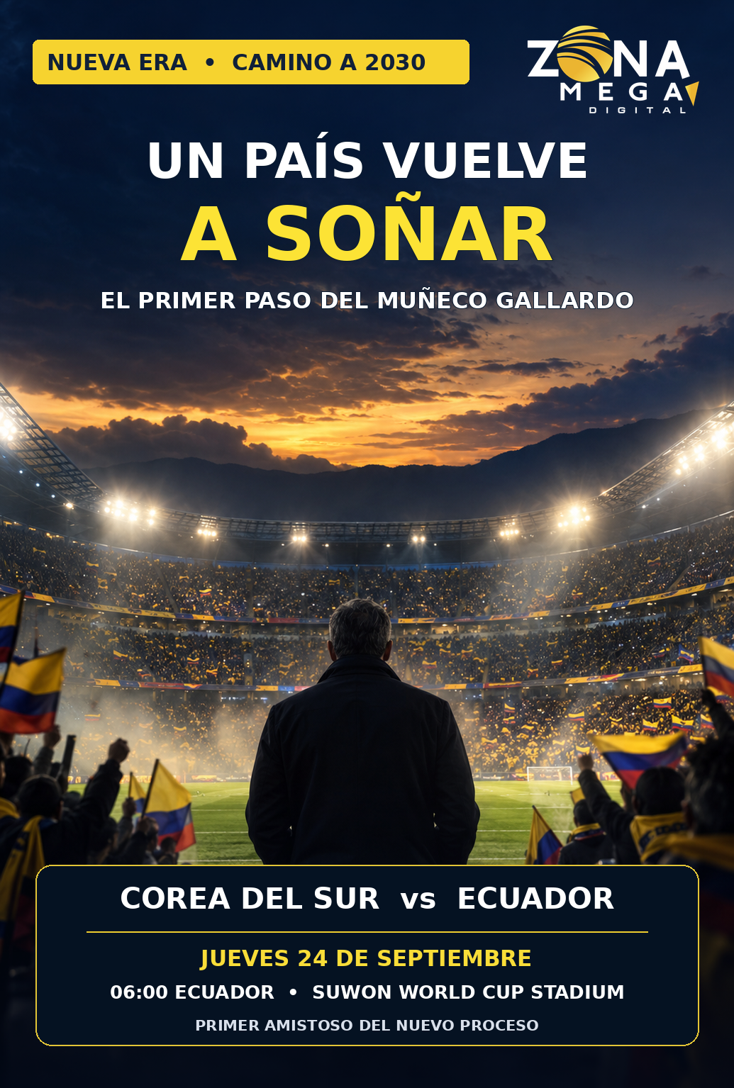 El primer paso de muñeco Gallardo