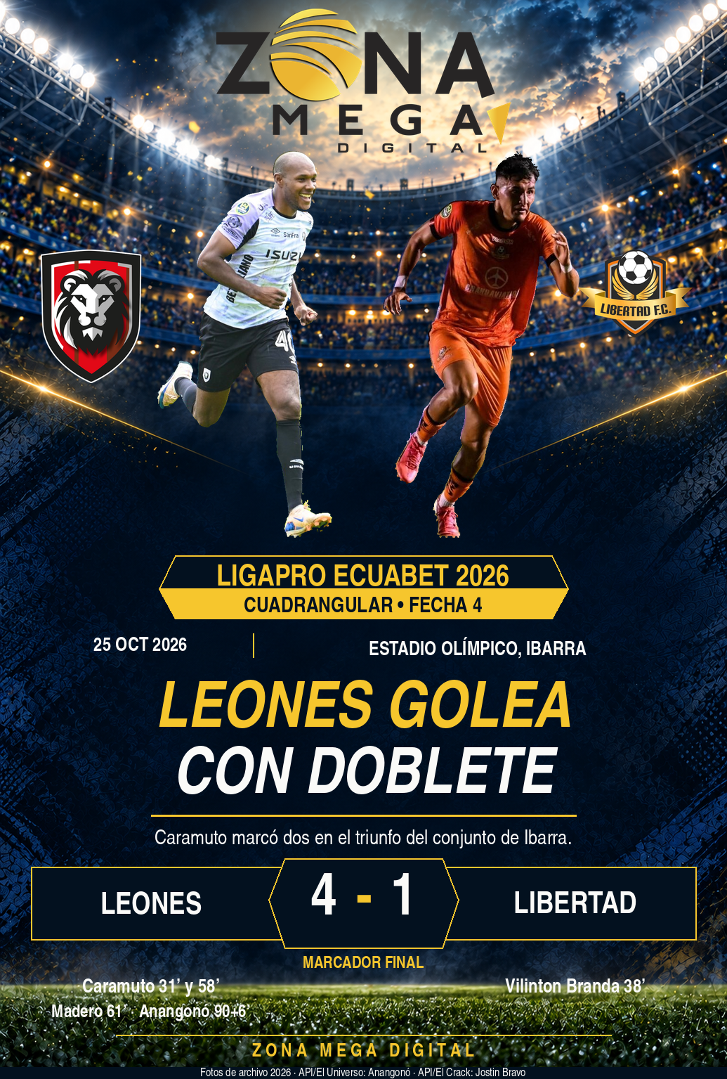 Leones 4-1 Libertad