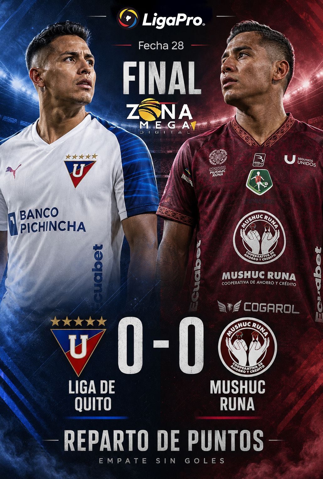 Liga de Quito 0 - 0 Mushuc Runa