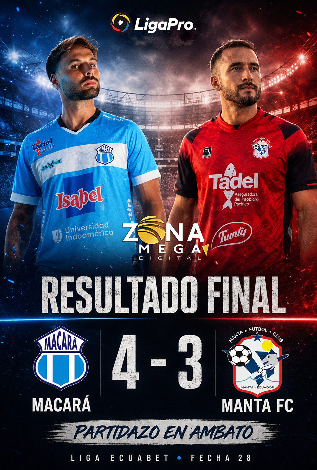 Macará 4 - 3 Manta