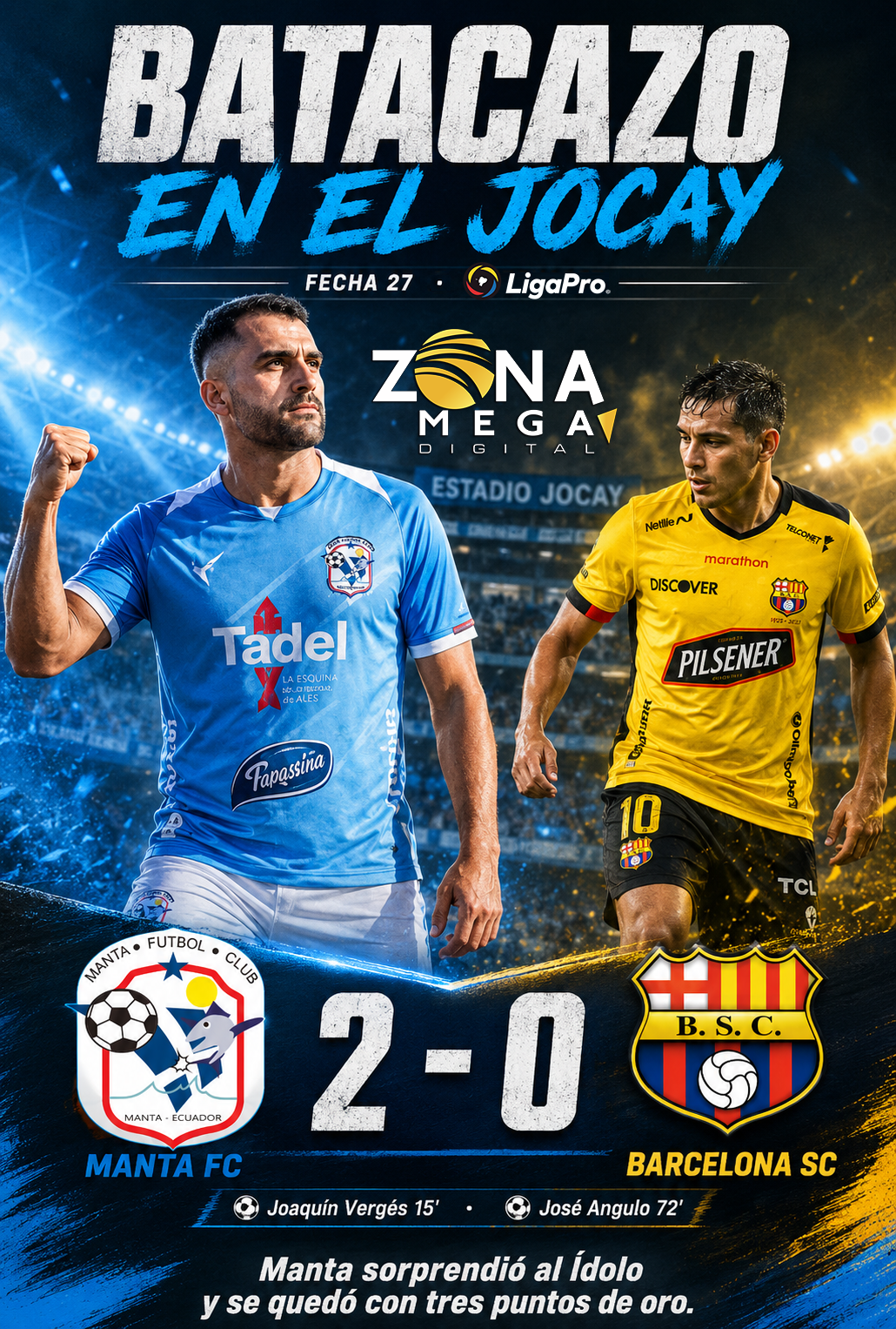 Manta 2-0 Barcelona