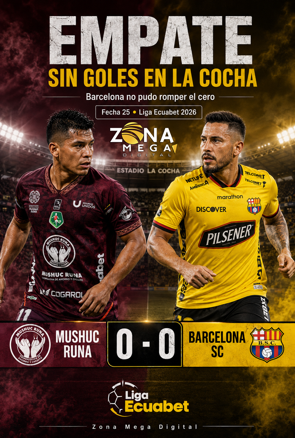 Mushuc Runa 0-0 Barcelona