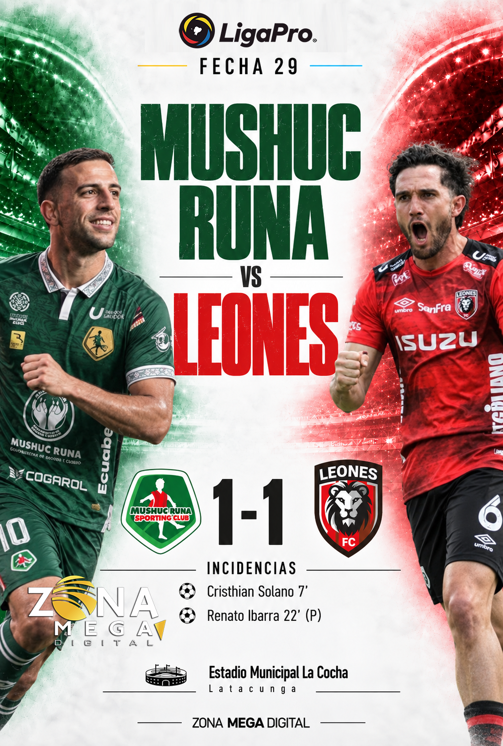Mushuc Runa 1-1 Leones