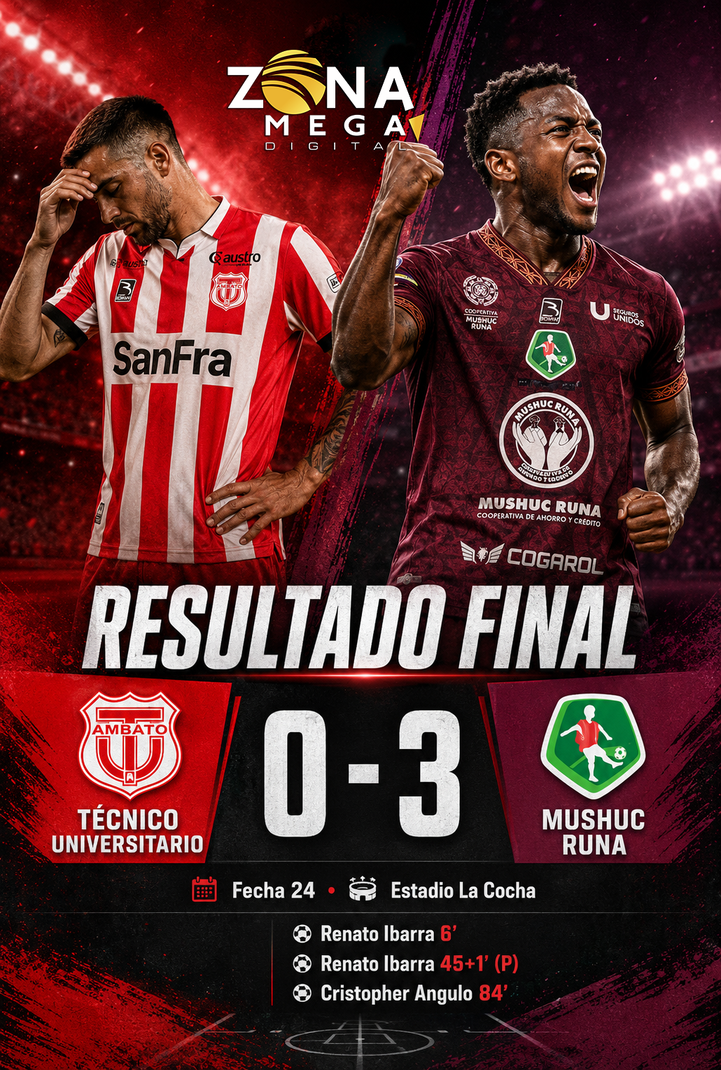 Técnico U. 0 - 3 Mushusc Runa
