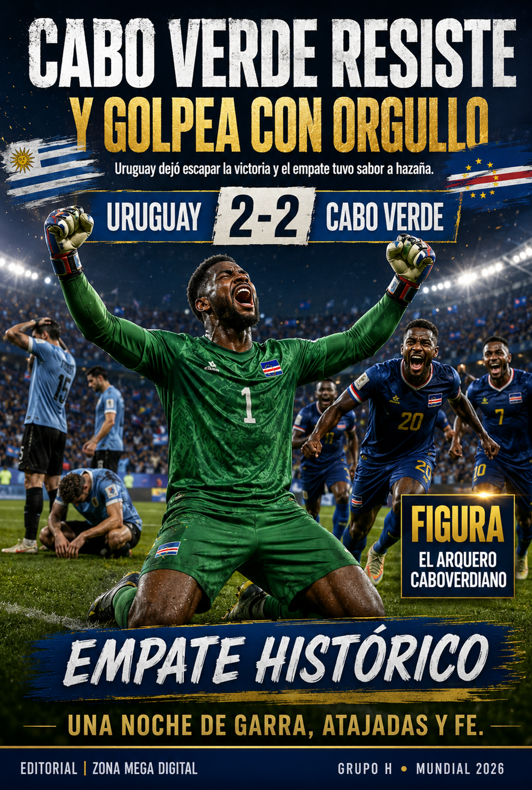 Uruguay 2-2 Cabo Verde